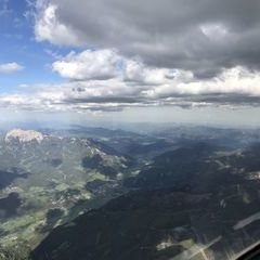 Flugwegposition um 15:03:42: Aufgenommen in der Nähe von Gemeinde Mautern in der Steiermark, 8774, Österreich in 2886 Meter